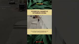 Robber dies after being hit by a car