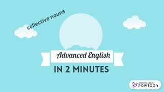 Advanced English in 2 minutes: Collective nouns