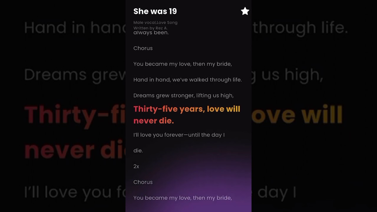 35yrs anniversary song