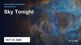 Sky Tonight: Moon, Planets, Meteor Showers & Bright Stars — Oct 10, 2026