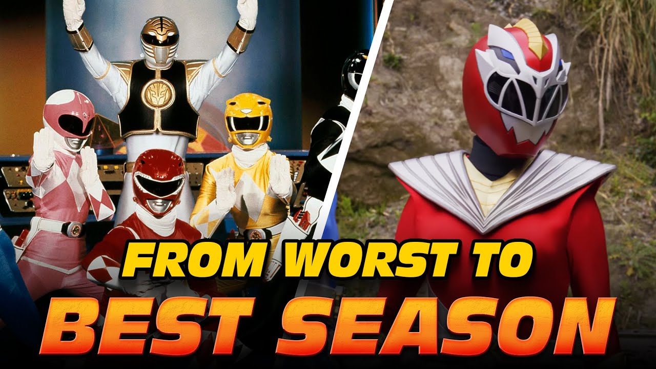 Power Rangers from Worst to Best Seasons - YouTube