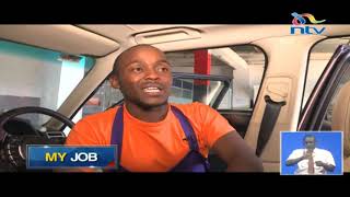 My Job: Lack of money motivates Peter Gatiri to be a detailed car wash attendant