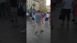 Марш нацистов во Львове. Видео для тех кто говорит что нацистов в Украине нет.