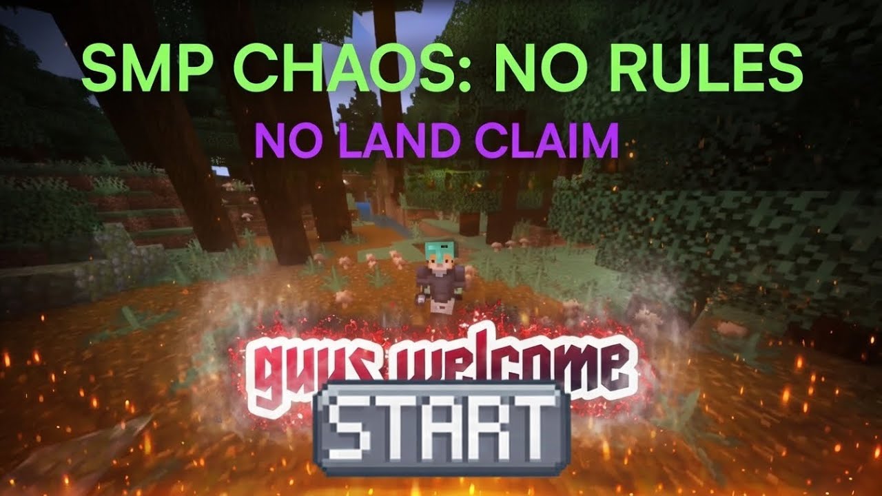 My Minecraft survival smp no land claim no rule -