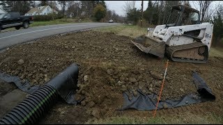 Installing a driveway entrance