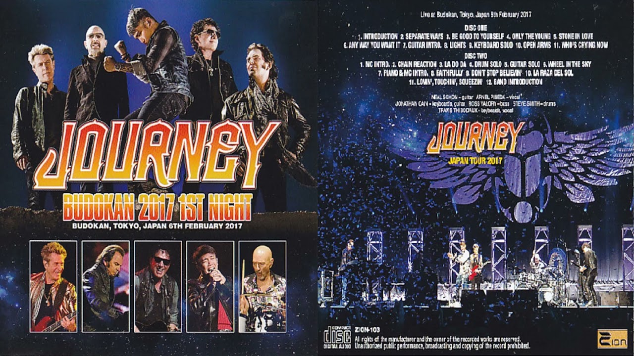 JOURNEY / LIVE IN JAPAN 2017 ESCAPE＆FRONTIERS 2CD+Blu-ray 輸入盤