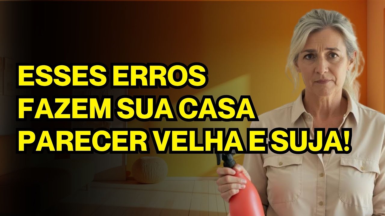 10 Erros Que Fazem Sua Casa Parecer Velha e Suja