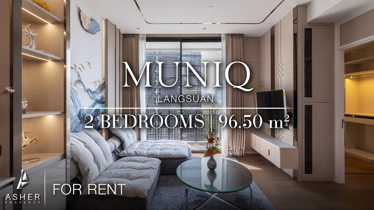 Muniq Langsuan | 2 Bedrooms | 96.50 sq.m. | Available For RENT