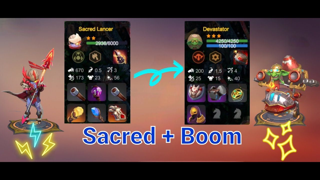 Auto Chess Mobile | 6 Goblin + 6 Mech + Kira | Đối đầu Venomancer Beast cực căng