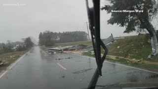 Trees, power lines strewn through the streets in Randolph Co.