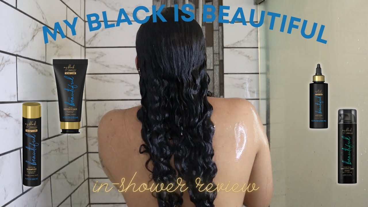 Wash Day Type 3 Hair My Black is beautiful hair products Inshower