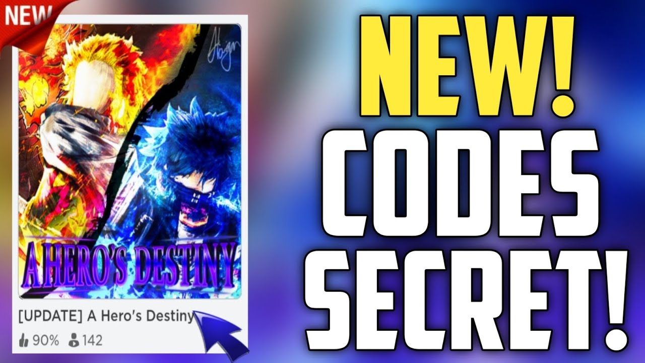 FUTURE CODES!! | *NEW* ROBLOX A HERO'S DESTINY CODES 2023! (UPDATE)