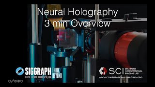 Neural Holography | SIGGRAPH 2020 ETech - 3 min overview