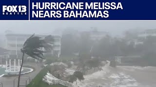 Hurricane Melissa nears the Bahamas | FOX 13 Seattle