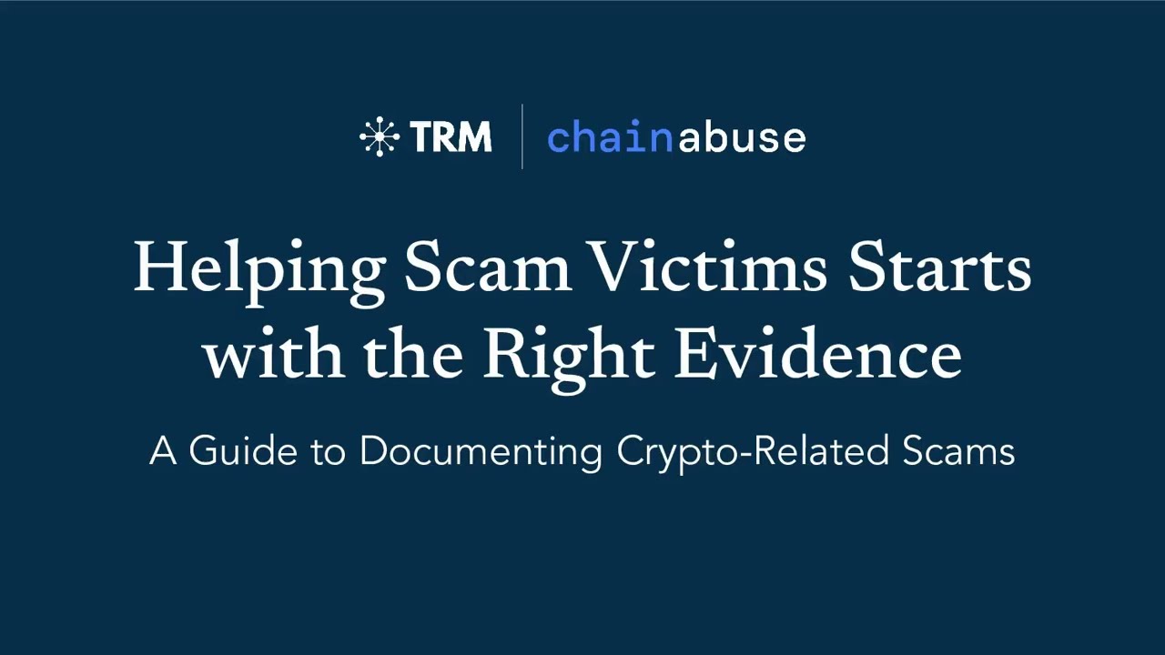 Law Enforcement Guide to Documenting Crypto-Related Scams