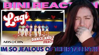 FIRST TIME REACTION to #BINI : ‘Lagi’ Dance and Vocal Practice