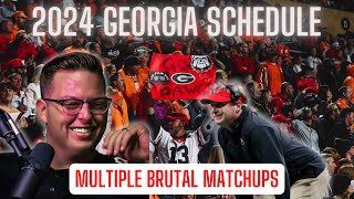 2024 Georgia Football Schedule Released | Bulldogs Have a Brutal Road Slate