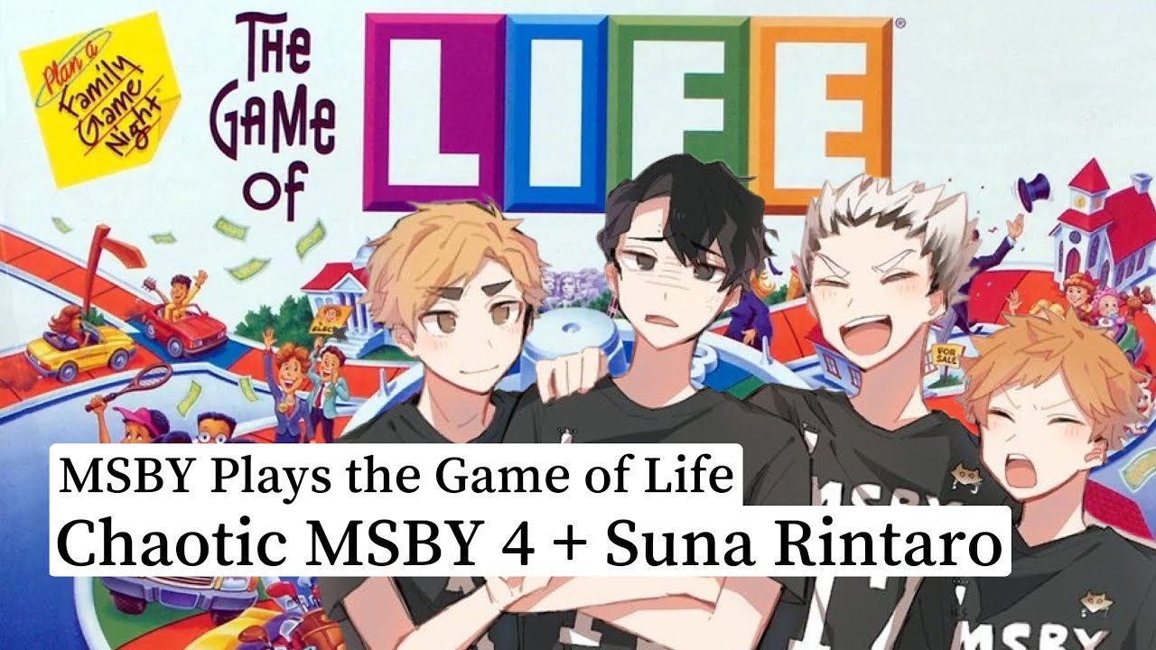 Chaotic MSBY 4 + Suna Rintaro | MSBY Plays the Game of Life | Studio C Skit