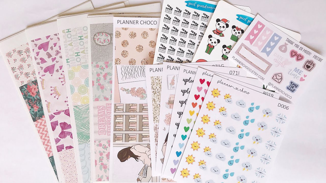 Etsy Sticker Haul | Peel Pandemonium, Planner Choco & More
