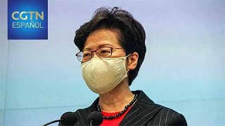 Carrie Lam delineó las estrategias gubernamentales para abordar impacto político local y de COVID-19