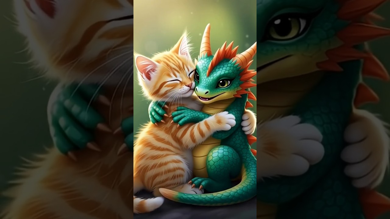 The dragon and the cat became friends, but what happened next? 😿