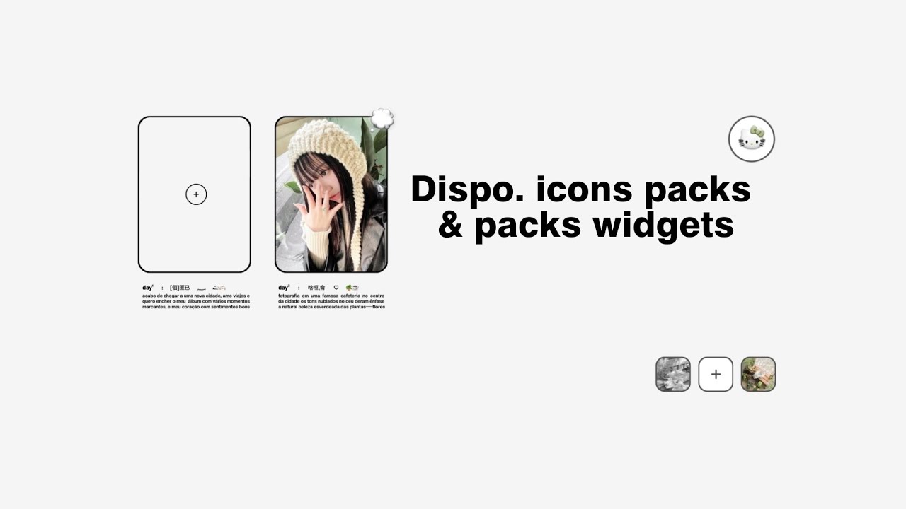 ୭ ୨♡୧ ৎ   Dispo. icons packs & packs de widgets  pra vocês 