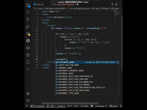 how to make multiplication table by use for and while loop by IRASUBIZA Jean de la paix (E.S.T.G)