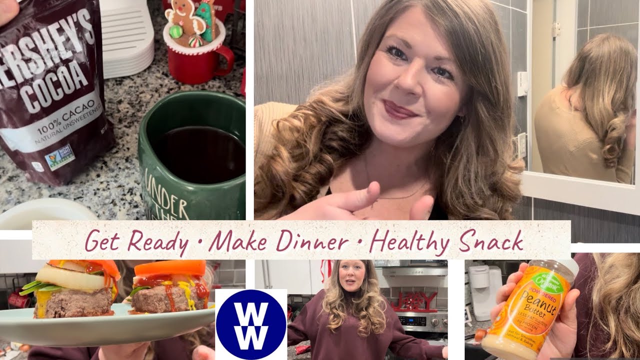 I Made Zero Point Weight Watcher’s Burgers and Got Ready for The Day!