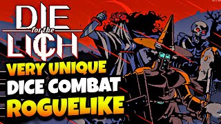 New UNIQUE Push-Your-Luck DICE COMBAT Game! | Die for the Lich screenshot 1