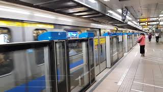 台北捷運BL12台北車站 C341型列車離站 Taipei Metro C341