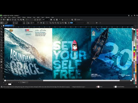 How To Create Most Creative Water Text Effect in CorelDRAW - Tips & Tricks For Beginners