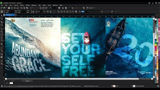 How To Create Most Creative Water Text Effect in CorelDRAW - Tips & Tricks For Beginners