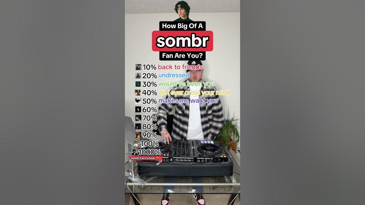 How Big Of A sombr Fan Are You? 📈❤️‍🔥 (back to friends, undressed, would’ve been you & more!)