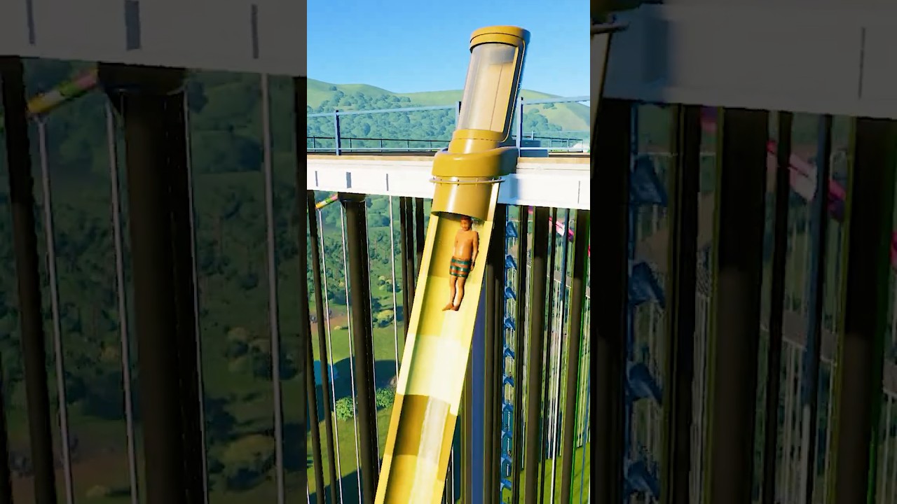 Beautiful Longest Water Slide in Planet Coaster 2 