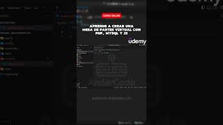 Descubre cómo crear una mesa de partes virtual con #PHP, #MySQL y #JavaScript Aprende con #Andercode