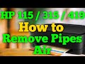How to remove pipes air hp 115  315  419