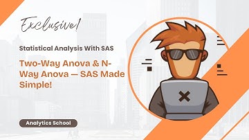 SAS에서 NWAY 및 Two-Way ANOVA 이해하기