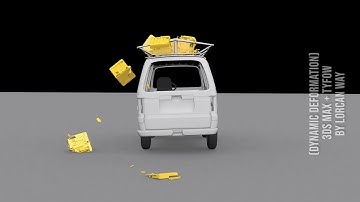 (R+D) Dynamic Deformation/Rigging using simulations/tyflow in 3Ds max