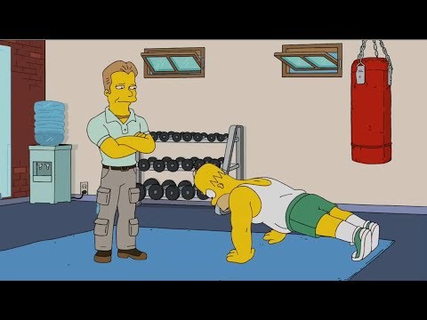 Homer trains to