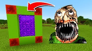 How To Make A Portal To The Nightmare Baldis Basics Dimension In Minecraft Pe Baldi Horror Portal