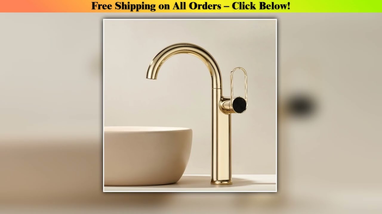 Swivel Spout Tall Washroom Faucet Mixer Torneiras De Cozinha Para Pia De Banheiro Household Brass