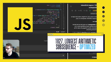 Daily Challenge 1027 in JavaScript: Longest Arithmetic Subsequence | VanAmsen Coding Vlog