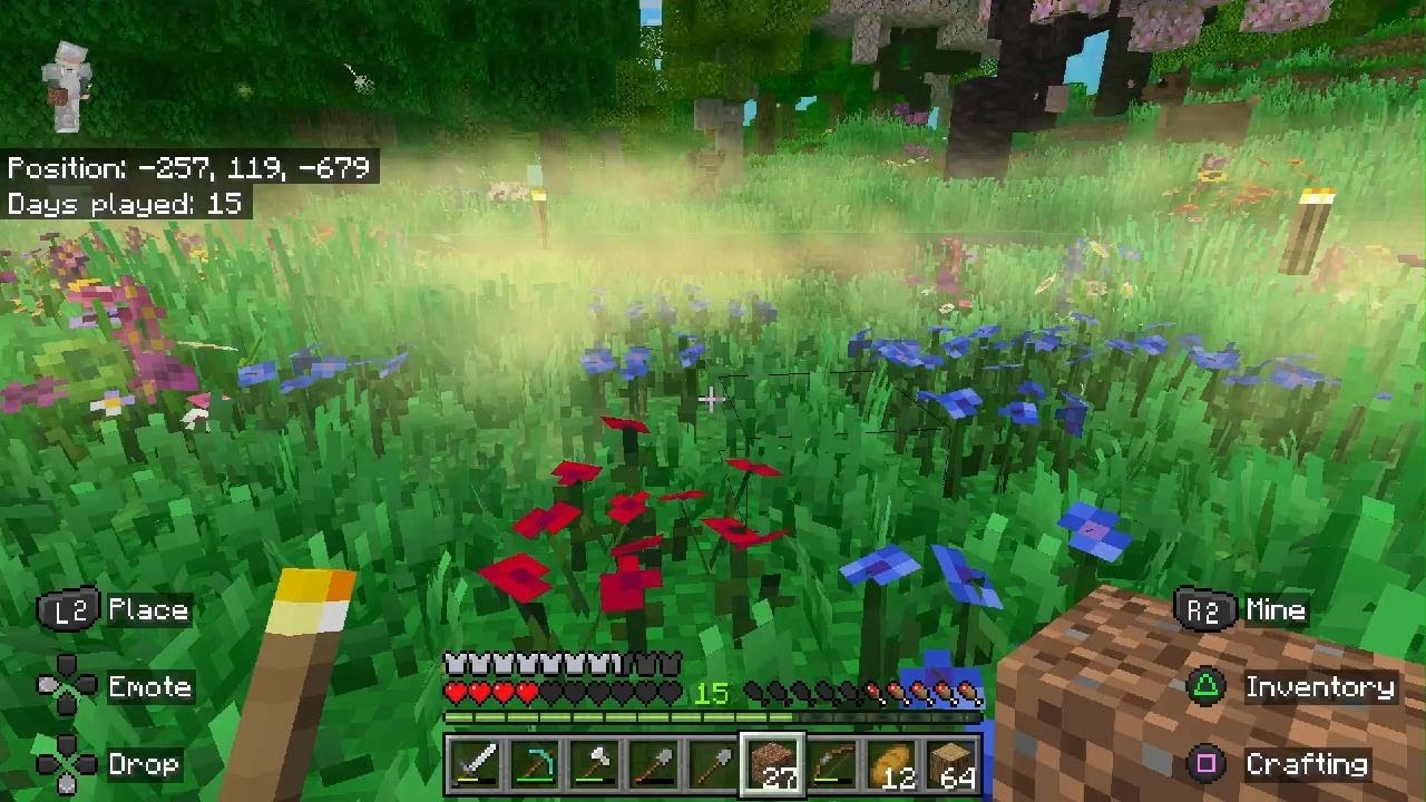 Minecraft starting beautiful world