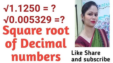 How to find the square root of small decimal numbers using scientific notation