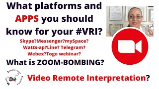 What apps you should know for video remote interpreting? #VRI #apps for virtual Interpreting zoom
