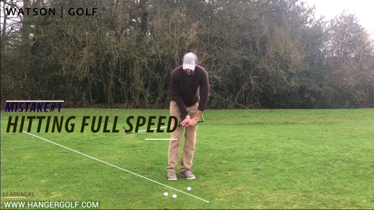 theHanger Golf Swing Aid Chipping Tips YouTube