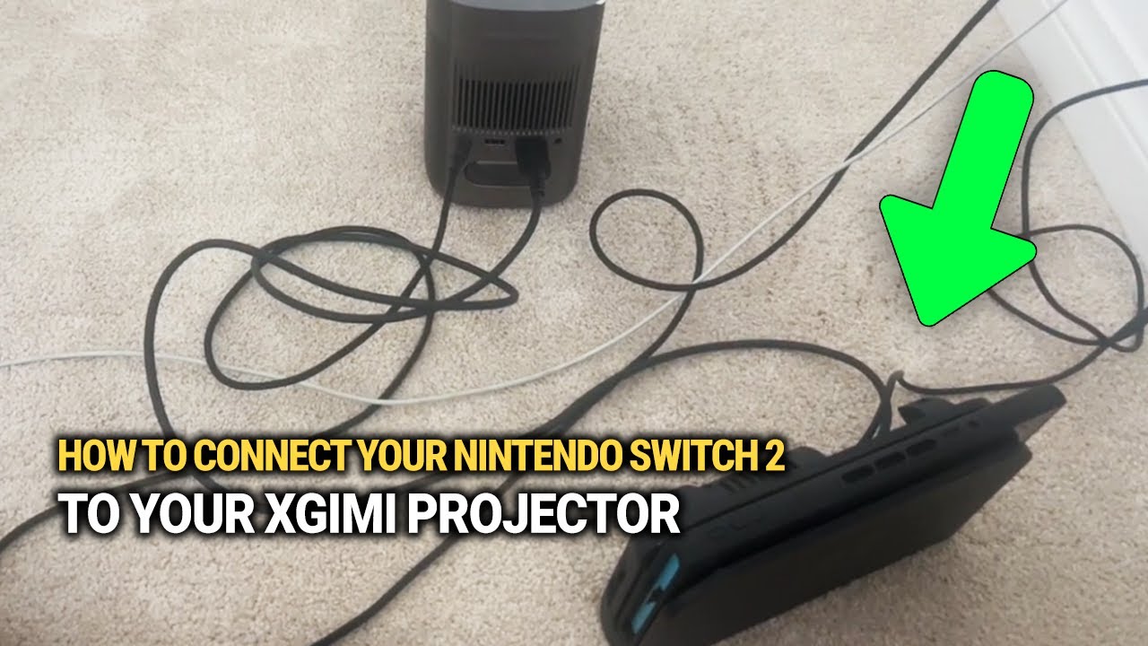 Как подключить Nintendo Switch 2 к проектору XGIMI: играть на большом экране стало ПРОЩЕ!