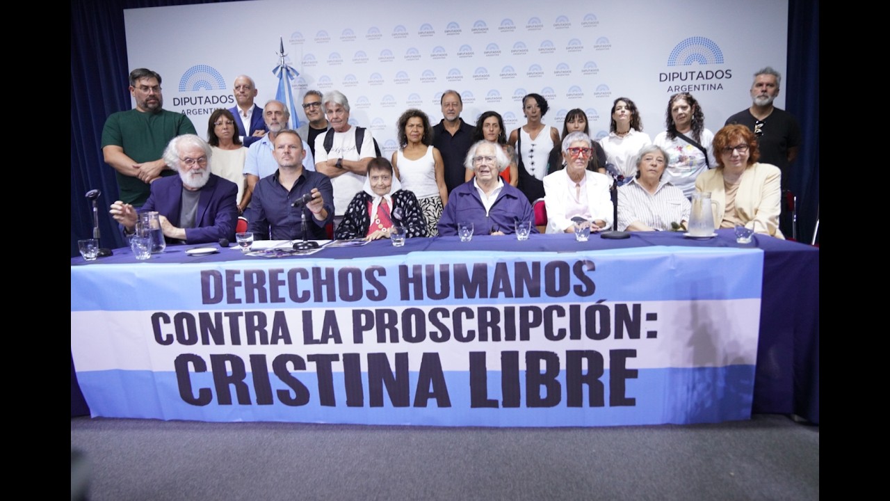 Conferencia de prensa de organismos de Derechos Humanos