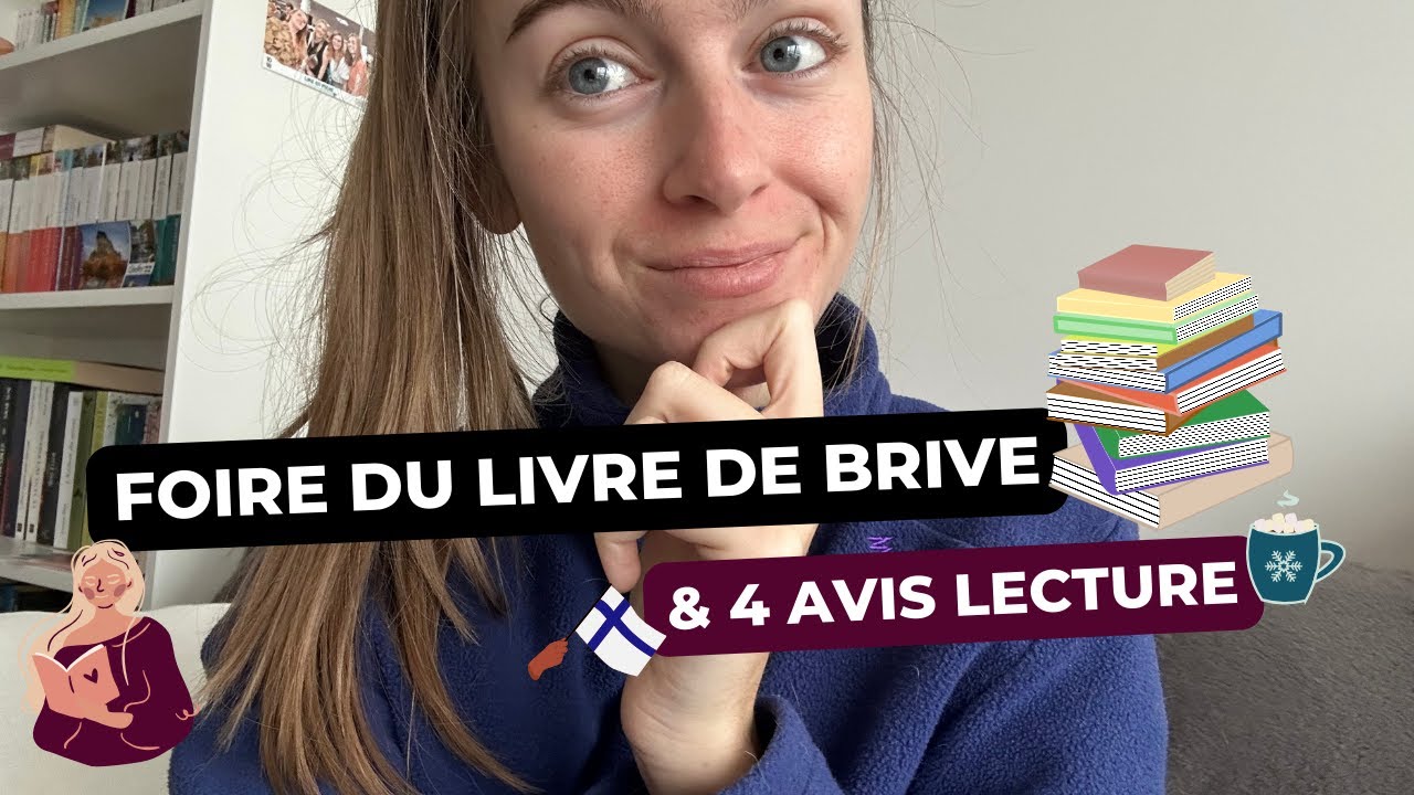 VLOG LECTURE | Foire du Livre de Brive, bookhaul & 4 avis lecture 📖​