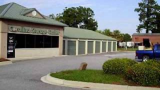 Carolina Self Storage @ Florence, SC Main Parking Area & Electronic Gate